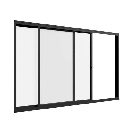 Janela Vitro 2 Folhas 1,50m x 1m Sem Grade Em Alumínio Preto Com Vidro Incolor com Vidro - Vitrolar Menor preço em Janela Vitro 2 Folhas 1,50m x 1m Sem Grade Em Alumínio Preto Com Vidro Incolor com Vidro - Vitrolar