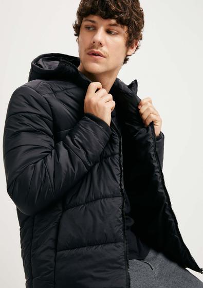 Casaco Com Pelo No Capuz Masculino Casaco Masculino Puffer Camurça