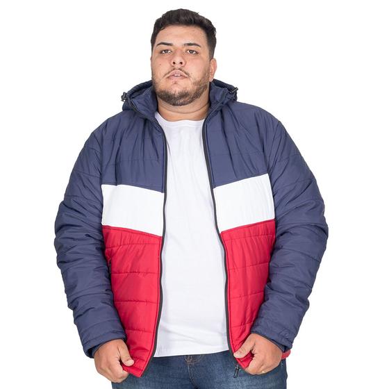 Imagem de Jaqueta Bobojaco Plus Size Nylon Masculina Capuz Removível