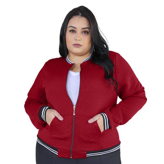 Jaqueta Feminina Casaco De Moletom Plus Size Casaco De Moletom
