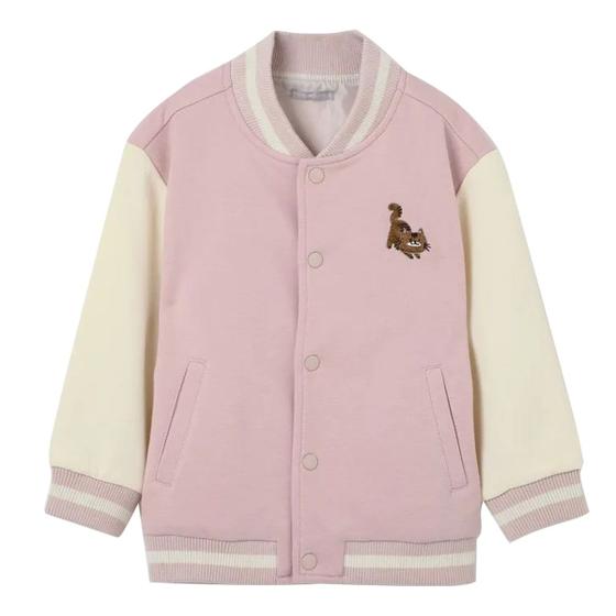 Imagem de Jaqueta Bomber Hering Kids Infantil Menina Toddler College Rosa