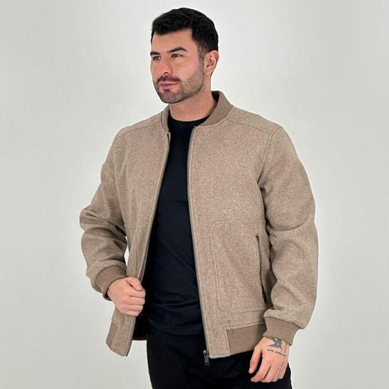 Jaqueta Broken Rules Tecido com Zíper Masculina Menor preço em Jaqueta Broken Rules Tecido com Zíper Masculina