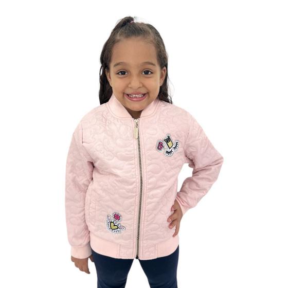 Imagem de Jaqueta Casaco Blusa Infantil Menina Sem Capuz Premium Olyns