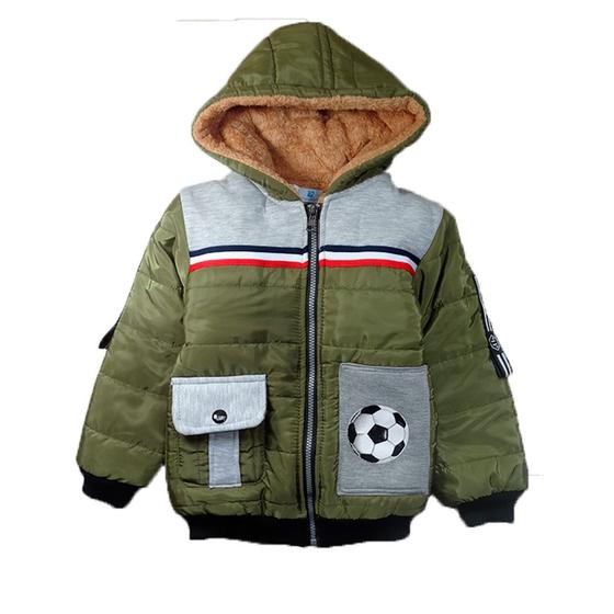 Jaqueta Casaco Manabana Nylon com Pelúcia Grosso Infantil Inverno 2 ,3 e 4 anos Imagem de Jaqueta Casaco Manabana Nylon com Pelúcia Grosso Infantil Inverno 2 ,3 e 4 anos