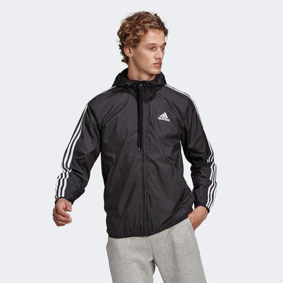 Jaqueta Corta Vento Adidas Essentials Masculina Menor preço em Jaqueta Corta Vento Adidas Essentials Masculina