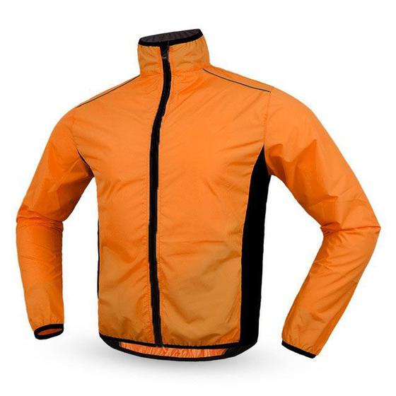 Jaqueta Corta Vento Ciclismo Bike Refletivo Laranja Menor preço em Jaqueta Corta Vento Ciclismo Bike Refletivo Laranja