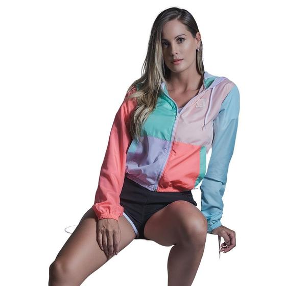 Jaqueta Corta Vento Feminina AERRE - Casaco Agasalho com Forro e Capuz Menor preço em Jaqueta Corta Vento Feminina AERRE - Casaco Agasalho com Forro e Capuz