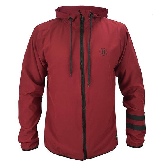 Imagem de Jaqueta Corta Vento Hurley Windbreaker Block Vermelha