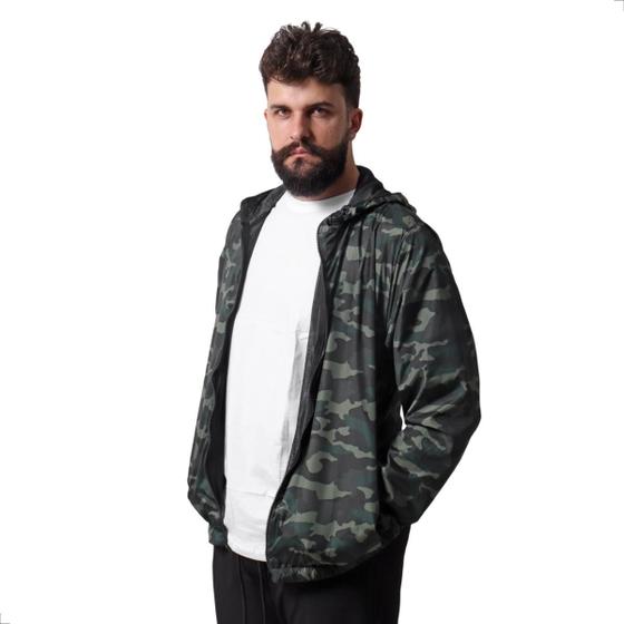 Imagem de Jaqueta Corta Vento Impermeável Masculina Com Forro