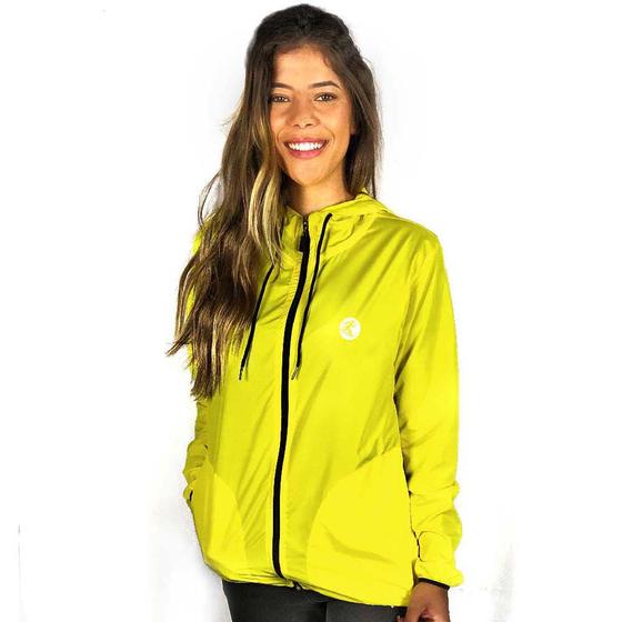 Imagem de Jaqueta Corta Vento Light Feminino Amarelo WSS Runn