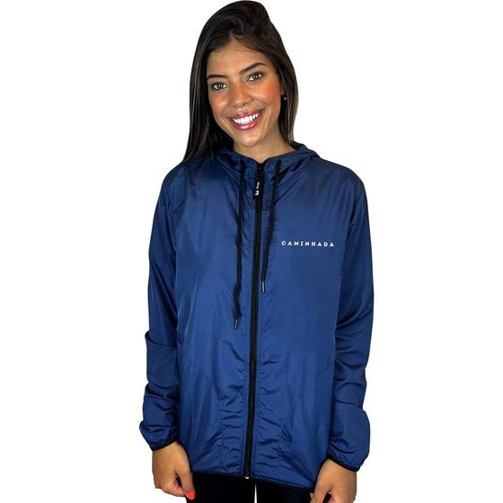 Imagem de Jaqueta Corta Vento Light Feminino Azul WSS Caminhada