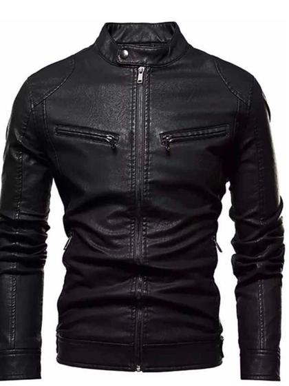 Imagem de jaqueta De Masculina Capuz Slim Blusa Casaco d600 preto -P