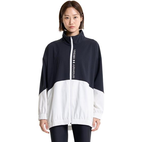 Imagem de Jaqueta de Treino Feminina Under Armour Woven Oversized Full-Zip