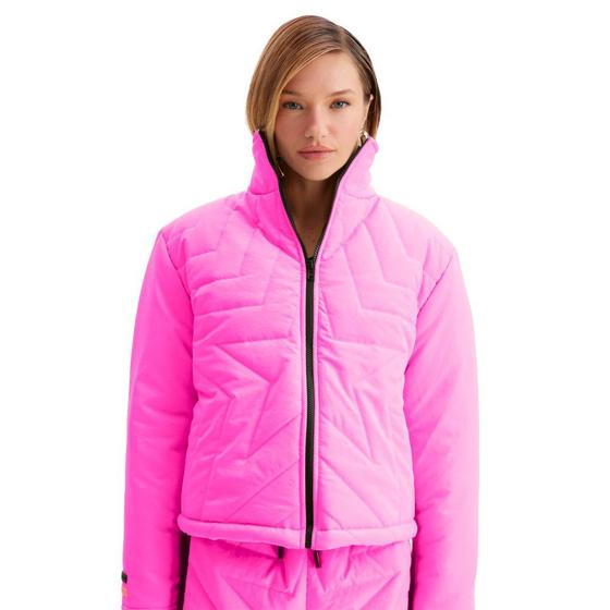 Imagem de Jaqueta Easy Lança Perfume Puffer IN23 Rosa Feminino