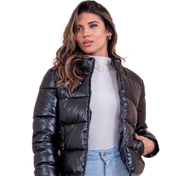 Imagem de Jaqueta Feminina Bomber Puffer Preta - TXC Original