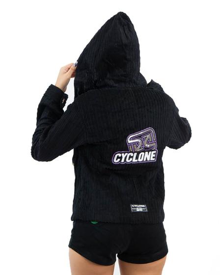 Imagem de Jaqueta Feminina Cyclone Veludo Relax Logo Outdoor Heavy