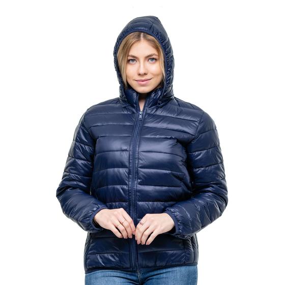 Imagem de Jaqueta Feminina Puffer Bolha Nylon Impermeável Blusa de Frio