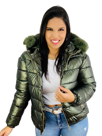 Imagem de Jaqueta Feminina Puffer Metalizada Facinelli  620277