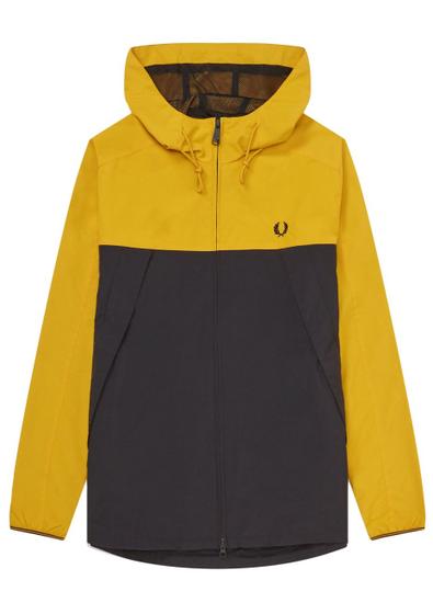 Imagem de Jaqueta Fred Perry Masculino Colour Block Panel Yellow Preta