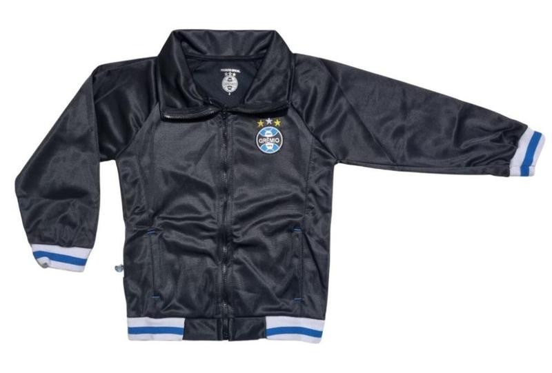 Jaqueta Infantil Grêmio Preta Oficial Menor preço em Jaqueta Infantil Grêmio Preta Oficial