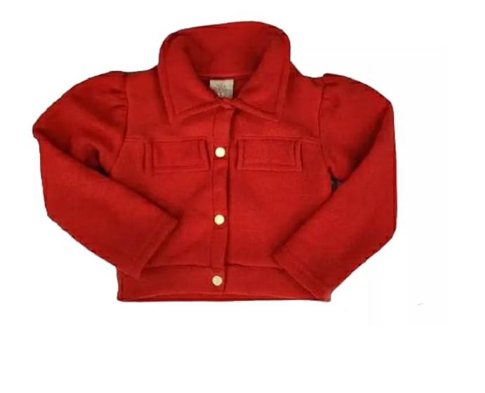 Imagem de Jaqueta Infantil Menina De Bouclê Tecido Suave Ao Toque