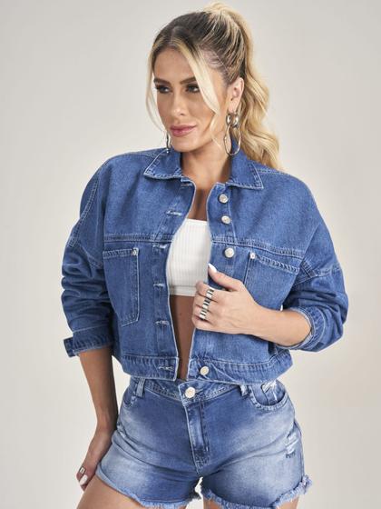 Jeans Oversized Max Jaqueta Jeans Plus Size Jaqueta Jeans