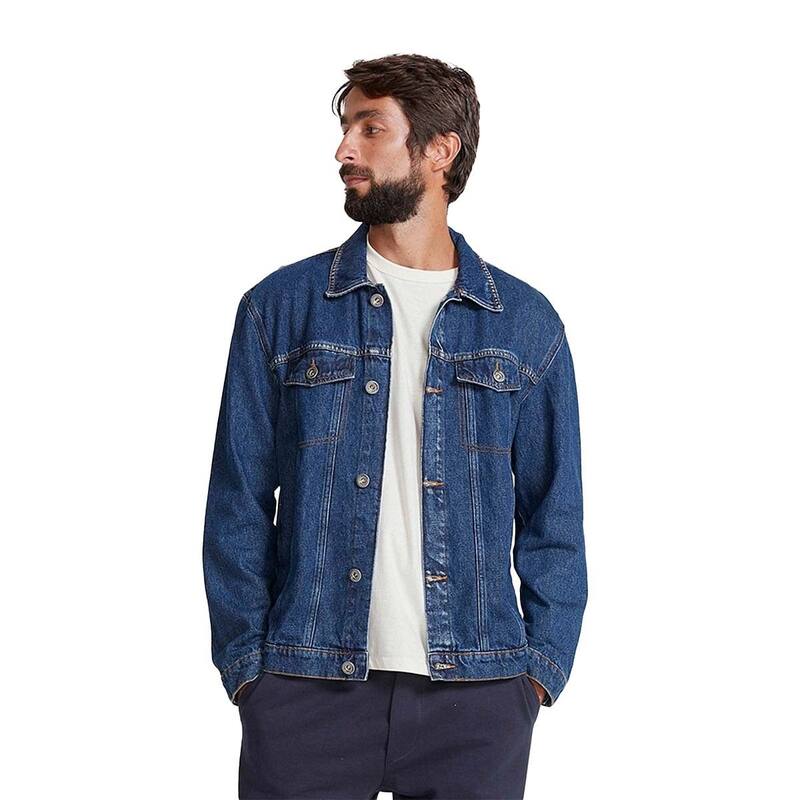 Jaqueta Jeans Masculina Trucker Com Lavanderia - hering - Jaqueta ...