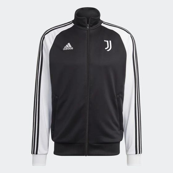 Imagem de Jaqueta juventus adidas dna preta/branca