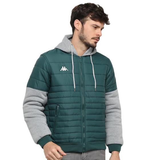 Jaqueta Kappa Moletom Padding C/ Capuz Menor preço em Jaqueta Kappa Moletom Padding C/ Capuz