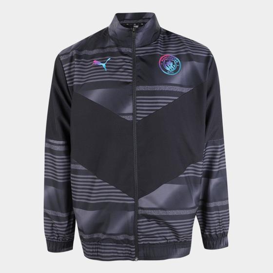 Jaqueta Manchester City Pré-Jogo 22/23 Puma Masculina Menor preço em Jaqueta Manchester City Pré-Jogo 22/23 Puma Masculina
