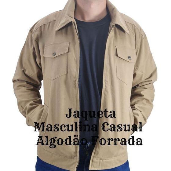 Imagem de Jaqueta Masculina Básica Prova Vento Forrada Presente Moda