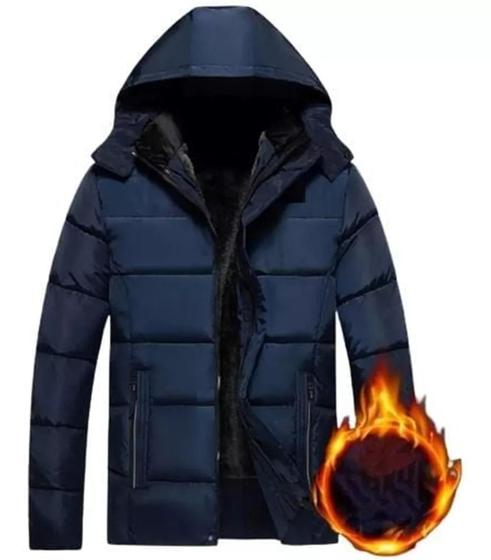 Imagem de Jaqueta Masculina Blusa Bobojaco Puffer Nylon Forrada Punhos