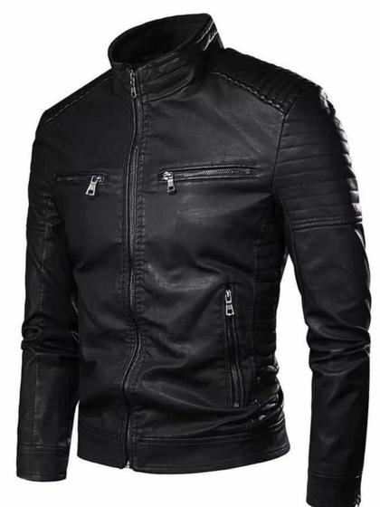 Imagem de Jaqueta Masculina Forrada Elegante Resistente Moderna P