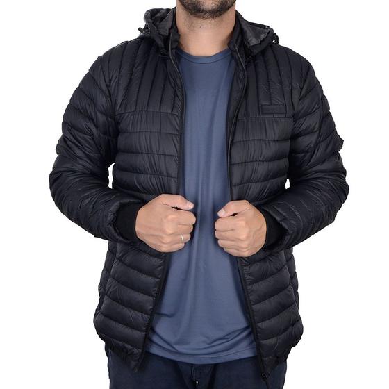 Imagem de Jaqueta Masculina Ogochi Cult Slim Puffer Preta - 027498