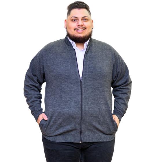 Imagem de Jaqueta Masculina Plus Size G5 E G6 De Inverno Com Zíper