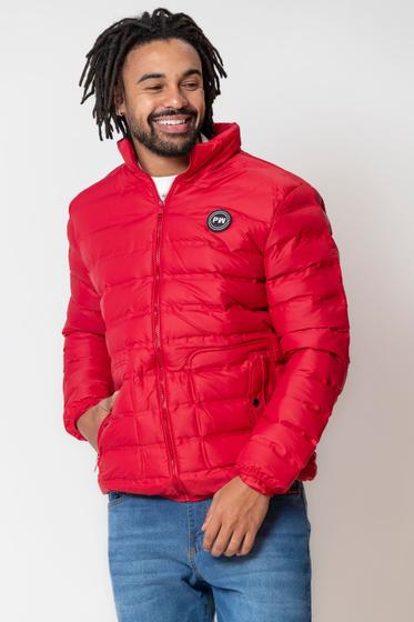 Imagem de Jaqueta Masculina Puffer Confort Polo Wear Vermelho Escuro