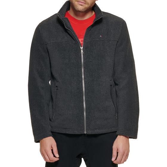 Imagem de Jaqueta Masculina Tommy Hilfiger - Clássica, Tamanho Grande, com Zíper Frontal