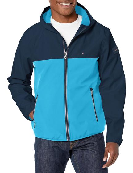Imagem de Jaqueta Masculina Tommy Hilfiger Soft Shell com Capuz - Performance