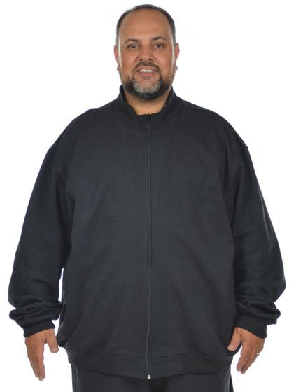 Imagem de Jaqueta moletom flanelado básica plus size masculina fenomenal