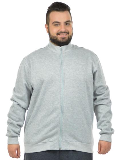 Imagem de Jaqueta moletom flanelado básica plus size masculina fenomenal