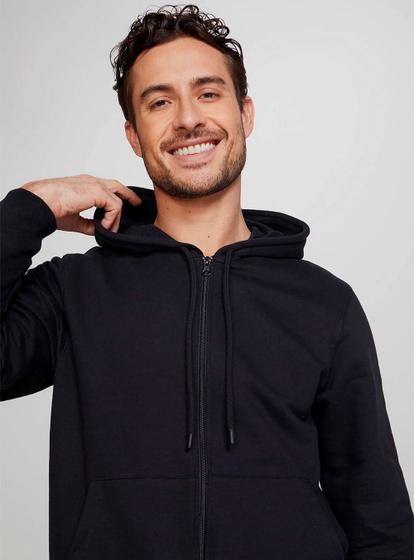 Imagem de Jaqueta Moletom Hering 04RJ Masculina Capuz Algodão T. P/XXG