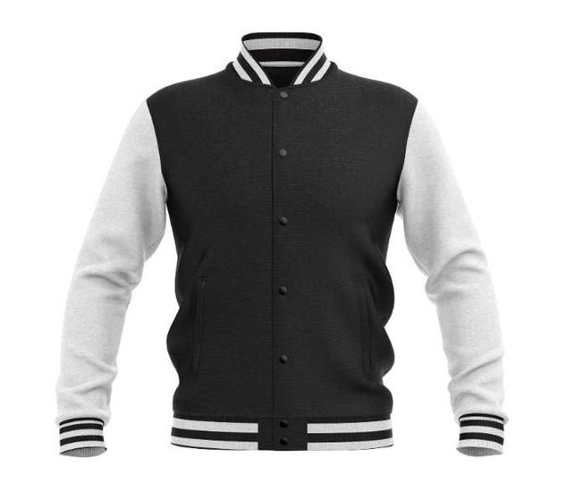 Imagem de jaqueta moletom liso colegial escolar uniforme blusa college