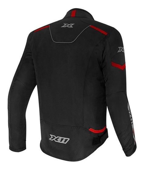 Imagem de Jaqueta Motociclista X11 Guard 2 Masculina Preta/Vermelha