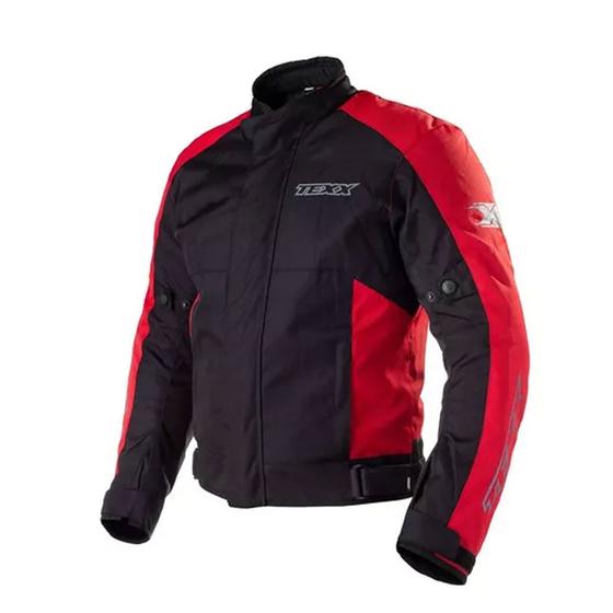 Imagem de Jaqueta Motoqueiro Ronin Impermeável Preto / Vermelho (M) - Texx