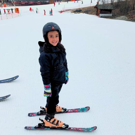 Imagem de Jaqueta Neve Impermeável Com Manga Raglã Infantil