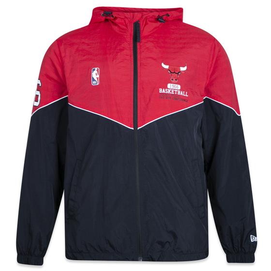 Imagem de Jaqueta New Era Corta Vento Windbreaker Chicago Bulls Club House