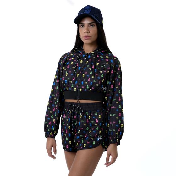 Imagem de Jaqueta New Era Feminina Cropped Collab Alexandre Herchcovitch Full Logo