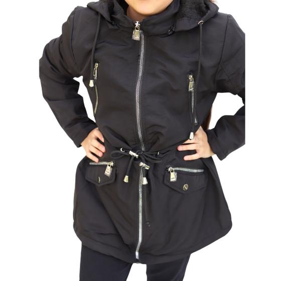 Imagem de Jaqueta Parka Nylon Forrada Juvenil Pixy Love 840033