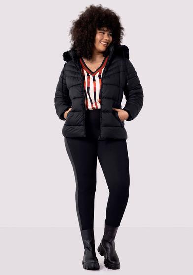 Imagem de Jaqueta plus size puffer com capuz removível lunender 66294