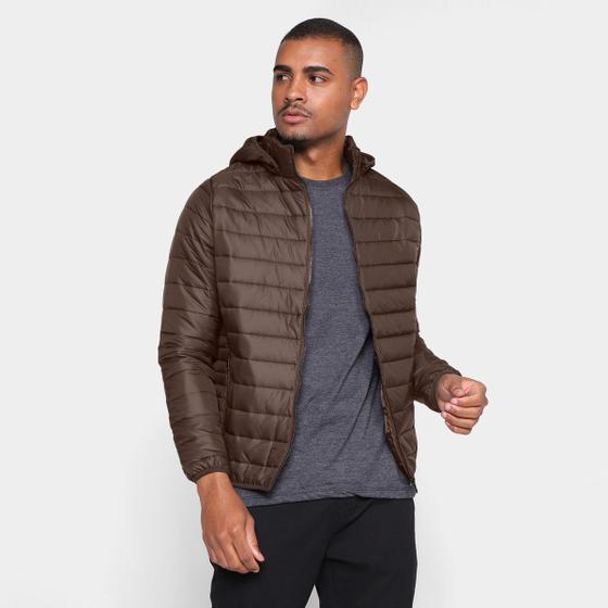 Jaqueta Puffer Blue Bay Nylon Capuz Masculina Menor preço em Jaqueta Puffer Blue Bay Nylon Capuz Masculina